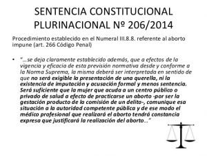 sentencia aborto bolivia